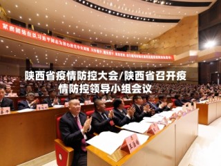 陕西省疫情防控大会/陕西省召开疫情防控领导小组会议