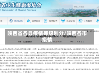 陕西省各县疫情等级划分/陕西各市疫情