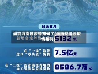 当前海南省疫情如何了(海南现阶段疫情如何)