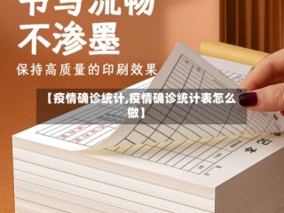 【疫情确诊统计,疫情确诊统计表怎么做】