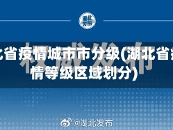 湖北省疫情城市市分级(湖北省疫情等级区域划分)