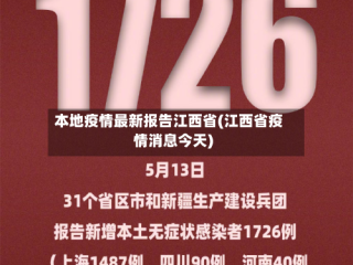 本地疫情最新报告江西省(江西省疫情消息今天)
