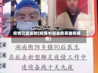 疫情已逝去的(疫情中逝去的英雄有哪些)