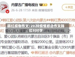 韩红疫情作文/2020疫情感动作文韩红800字