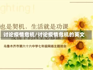 讨论疫情危机/讨论疫情危机的英文