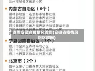 查看安徽省疫情风险图(安徽省疫情风险区域图)