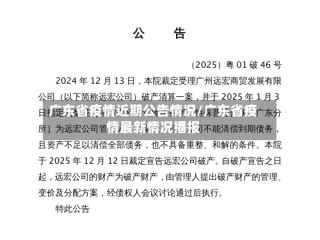 广东省疫情近期公告情况/广东省疫情最新情况播报