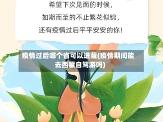 疫情过后哪个省可以进藏(疫情期间能去西藏自驾游吗)