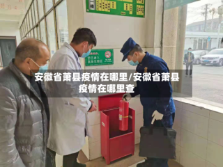 安徽省萧县疫情在哪里/安徽省萧县疫情在哪里查