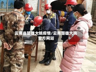 云南省楚雄大姚疫情/云南楚雄大姚官方网站
