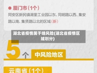 湖北省疫情属于啥风险(湖北省疫情区域划分)
