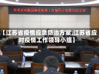 【江苏省疫情应急防治方案,江苏省应对疫情工作领导小组】