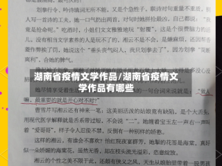 湖南省疫情文学作品/湖南省疫情文学作品有哪些