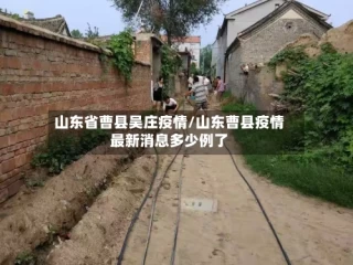 山东省曹县吴庄疫情/山东曹县疫情最新消息多少例了