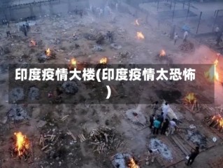 印度疫情大楼(印度疫情太恐怖)