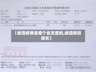 【嵊泗疫情是哪个省支援的,嵊泗新冠肺炎】