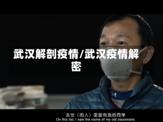 武汉解剖疫情/武汉疫情解密
