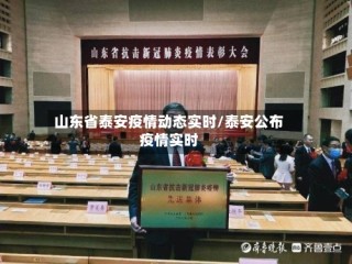 山东省泰安疫情动态实时/泰安公布疫情实时