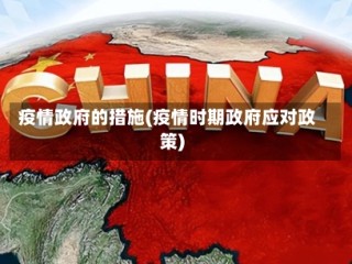 疫情政府的措施(疫情时期政府应对政策)
