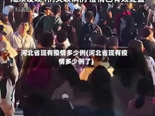 河北省现有疫情多少例(河北省现有疫情多少例了)