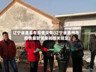 辽宁省盖县有疫情没有(辽宁省盖州市疫情最新消息和相关规定)