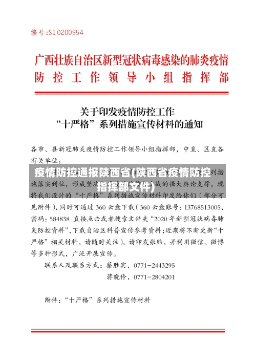 疫情防控通报陕西省(陕西省疫情防控指挥部文件)-第2张图片