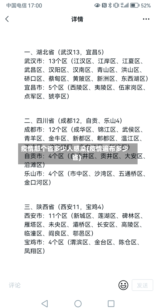 疫情那个省多少人感染(疫情遍布多少省)-第1张图片
