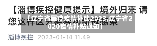 【辽宁省医疗疫情补助2023,辽宁省2020疫情补贴通知】-第1张图片