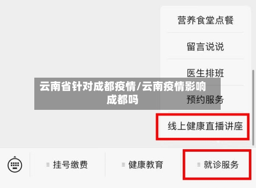 云南省针对成都疫情/云南疫情影响成都吗-第3张图片