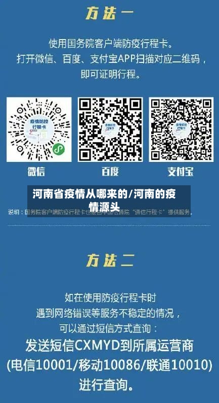 河南省疫情从哪来的/河南的疫情源头-第1张图片
