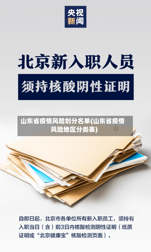 山东省疫情风险划分名单(山东省疫情风险地区分类表)-第1张图片