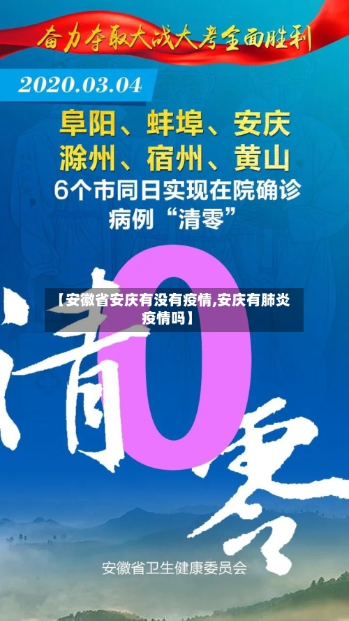 【安徽省安庆有没有疫情,安庆有肺炎疫情吗】-第1张图片