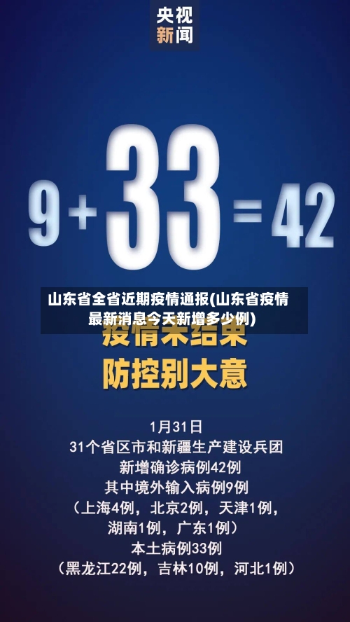 山东省全省近期疫情通报(山东省疫情最新消息今天新增多少例)-第1张图片