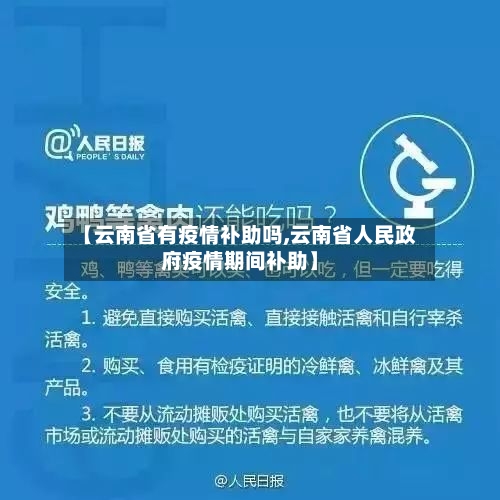 【云南省有疫情补助吗,云南省人民政府疫情期间补助】-第2张图片