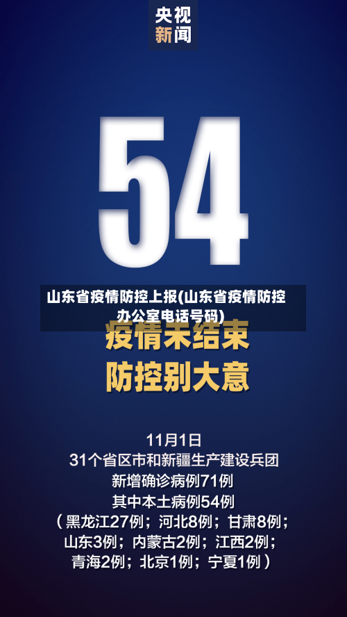 山东省疫情防控上报(山东省疫情防控办公室电话号码)-第1张图片