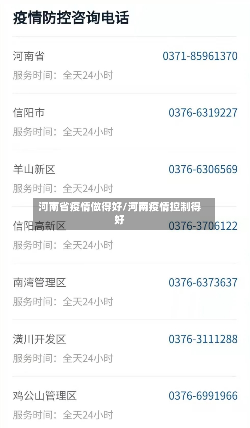 河南省疫情做得好/河南疫情控制得好-第3张图片