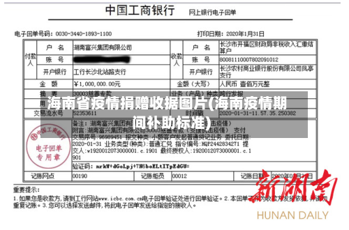 海南省疫情捐赠收据图片(海南疫情期间补助标准)-第1张图片
