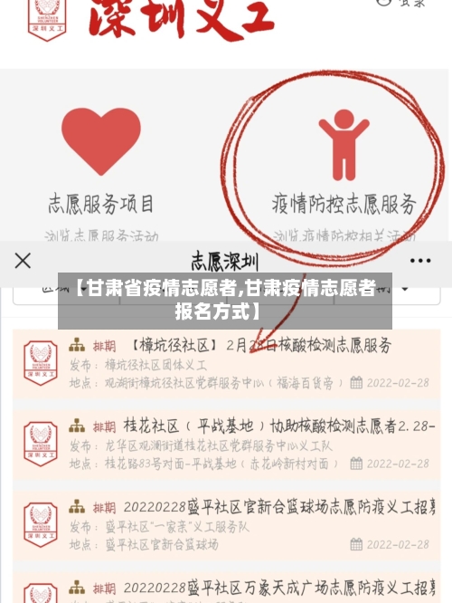 【甘肃省疫情志愿者,甘肃疫情志愿者报名方式】-第2张图片
