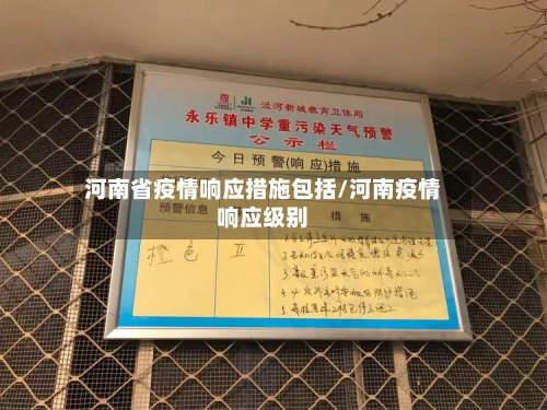 河南省疫情响应措施包括/河南疫情响应级别-第1张图片