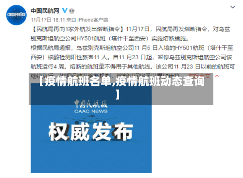 【疫情航班名单,疫情航班动态查询】-第2张图片