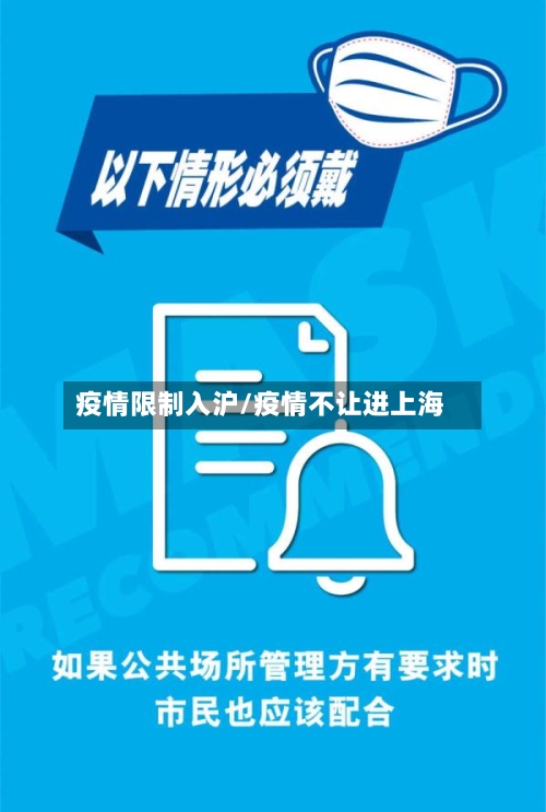 疫情限制入沪/疫情不让进上海-第3张图片