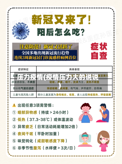压力疫情(疫情压力大的说说)-第1张图片