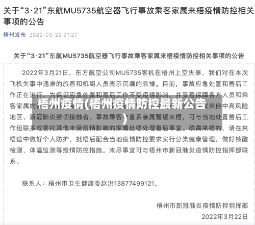 梧州疫情(梧州疫情防控最新公告)-第3张图片