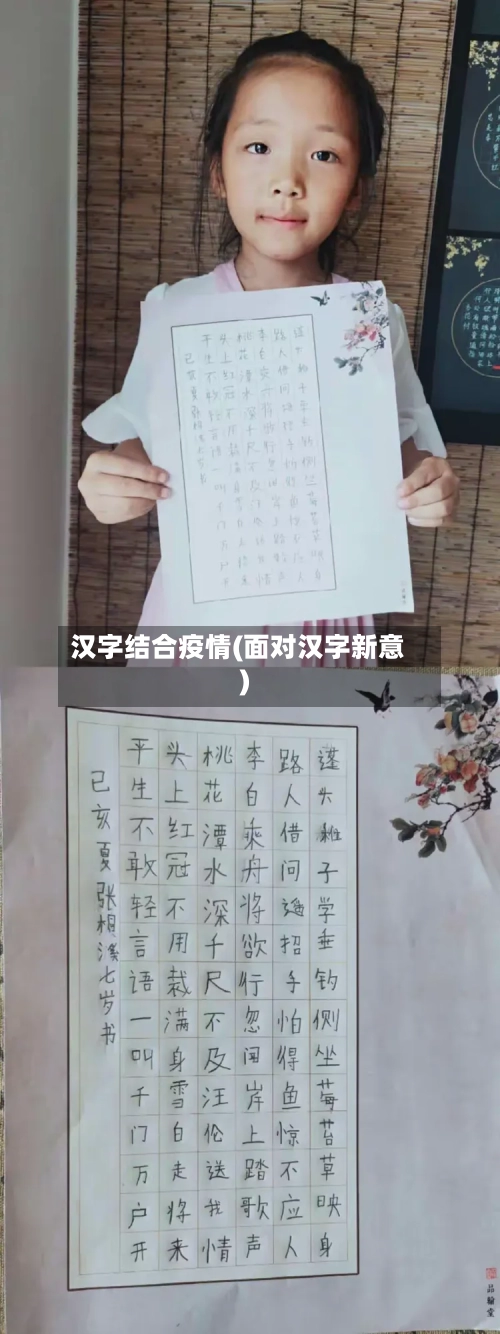 汉字结合疫情(面对汉字新意)-第1张图片