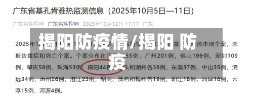 揭阳防疫情/揭阳 防疫-第1张图片