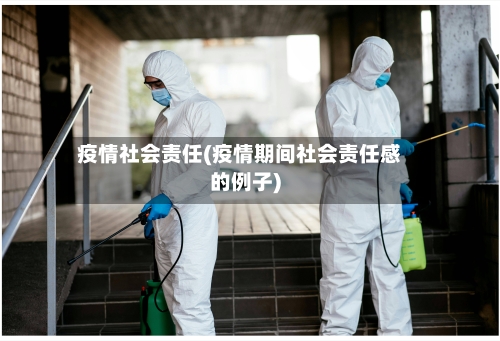 疫情社会责任(疫情期间社会责任感的例子)-第1张图片