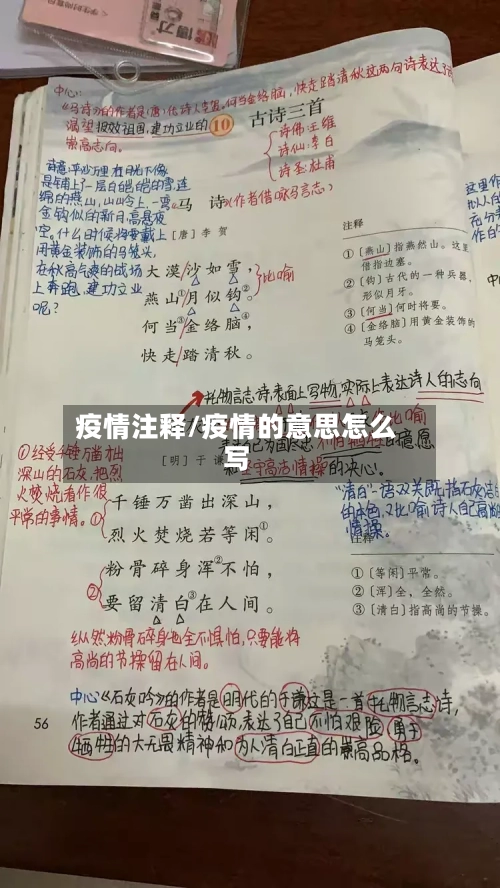疫情注释/疫情的意思怎么写-第1张图片