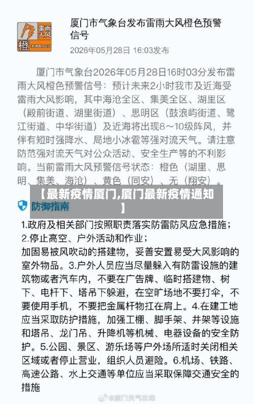【最新疫情厦门,厦门最新疫情通知】-第1张图片