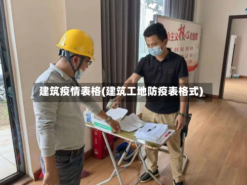 建筑疫情表格(建筑工地防疫表格式)-第1张图片