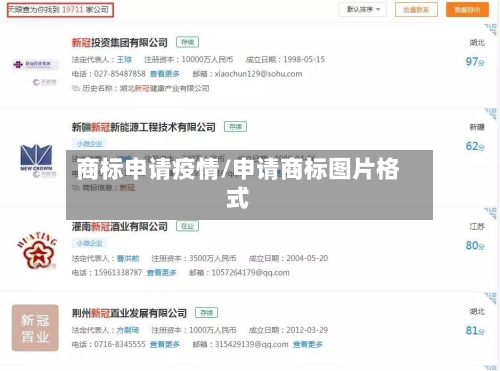 商标申请疫情/申请商标图片格式-第1张图片